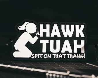 PVC Patch Hawk Tuah PVC Patch für taktische Moral mit Haken auf der Rückseite