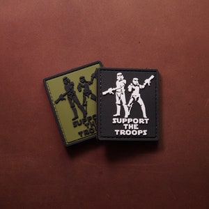 PVC Patch, Taktischer Kampfmoral Patch, kleiner Patch, Unterstütze die Truppe