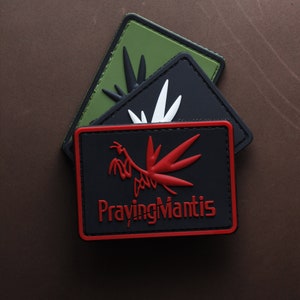 PVC tactical moral patch pvc patch Gottesanbeterin