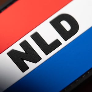 Netherlands NLD Flag PVC Patch – Dutch Flag Morale Patch for Tactical Gear, Backpacks, Jackets – Hook & Loop Backing