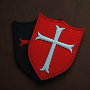 PVC patch tactical morale patch,  patch crusader