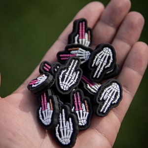 PVC Tactical Morale Patch Set: Skeleton Hand