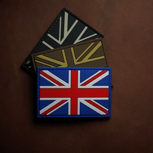 PVC patch tactical morale patch UK flag.