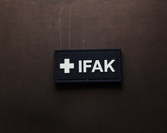PVC tactical morale patch IFAK individual first aid kit