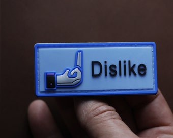 Patch Dislike PVC Tactical Morale Patch – Hook Backing