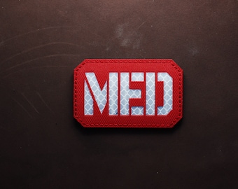 Reflective patch, laser cut patch Med,