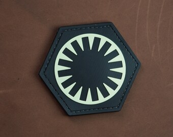 Hex Sun Emblem PVC Tactical Morale Patch – Hook Backing