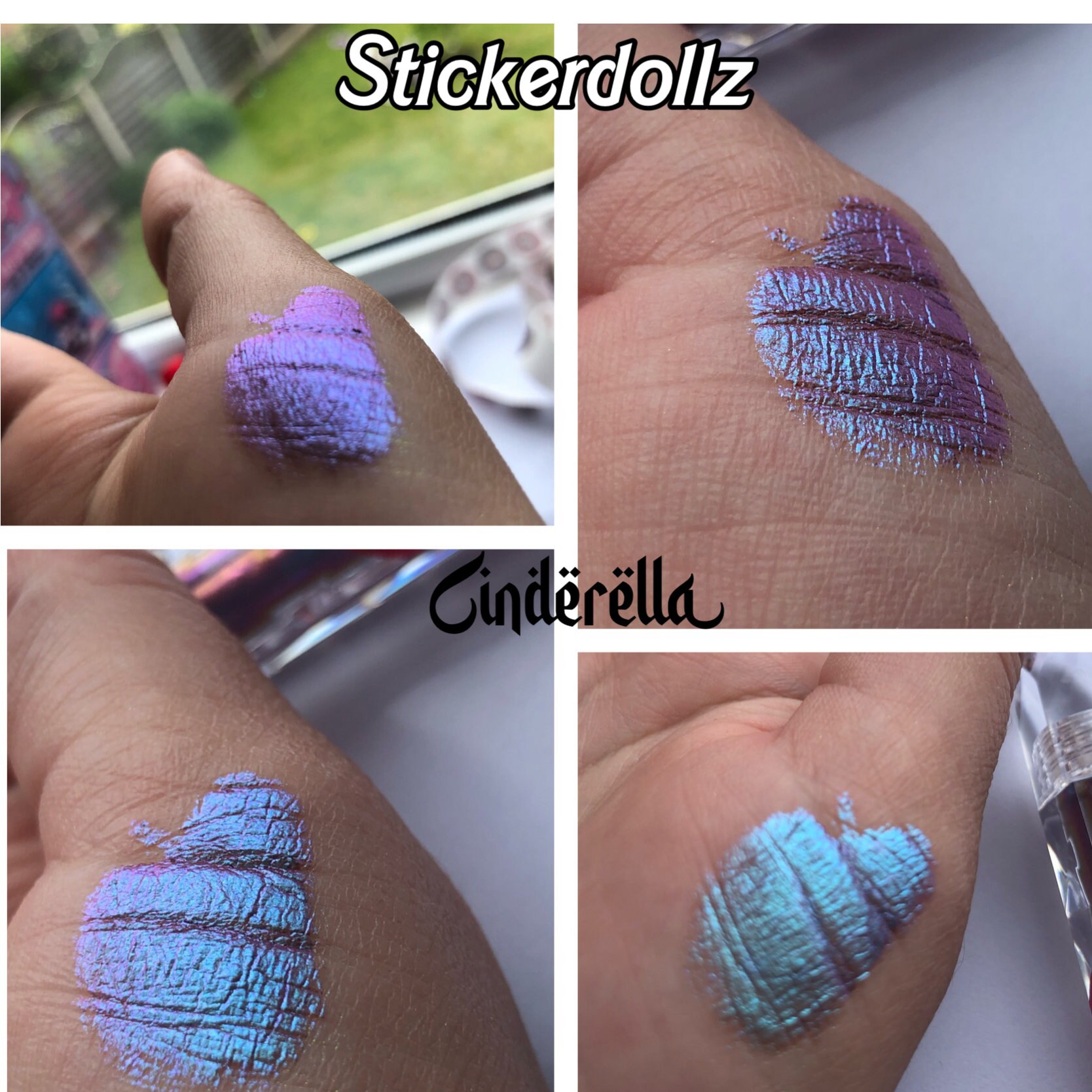 Duochrome eyeshadow duo chrome pigment liquid eyeshadow Etsy