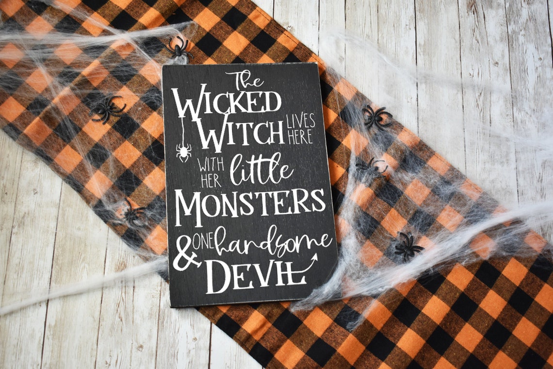 The Wicked Witch Lives Here with her Little Monsters & One image 0