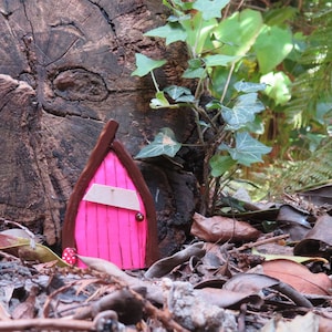 Fairy Door (mini) Exterior, from reclaimed wood.