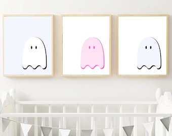 Spooky Cuties Halloween Nursery Wall Art Digital Print