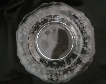 ケンブリッジ　ローズポイント　プレート 限定1客 ケンブリッジ ローズポイント エレガントグラス カップ