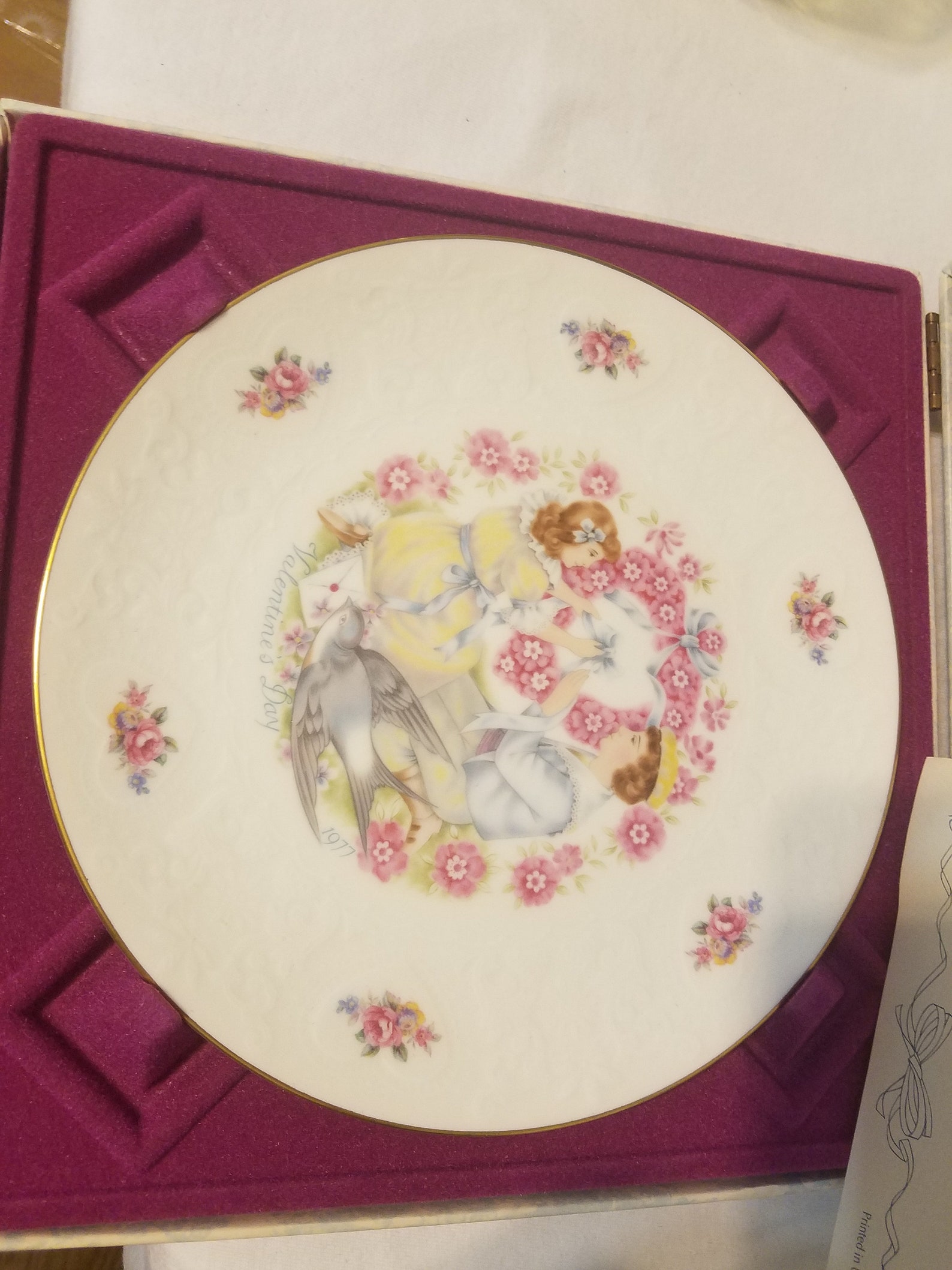 Royal Doulton 1977 Valentine's Day Plate Etsy