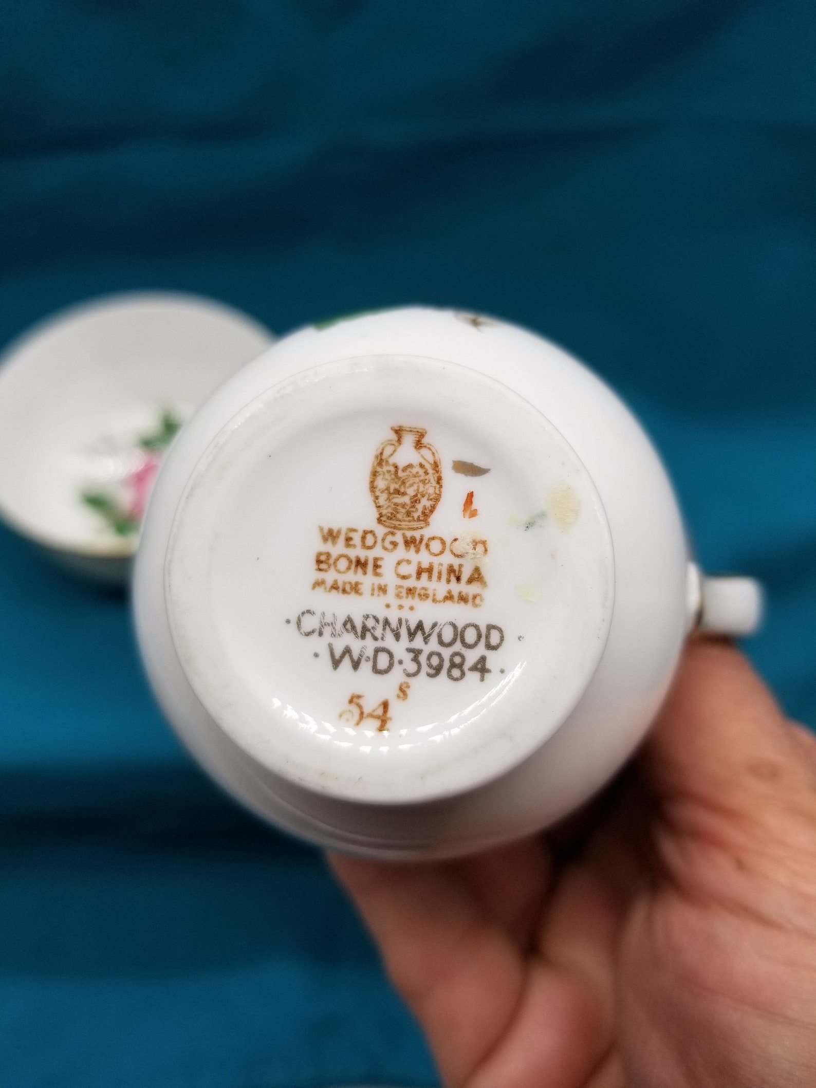 Vintage Wedgwood Bone China Charnwood Mini Creamer and Open Etsy