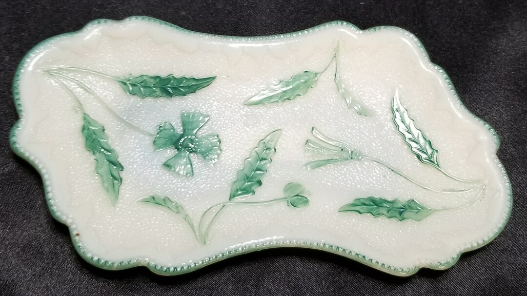 Antique US Glass Delaware Pattern Custard Glass Pin Tray - Choice - Etsy