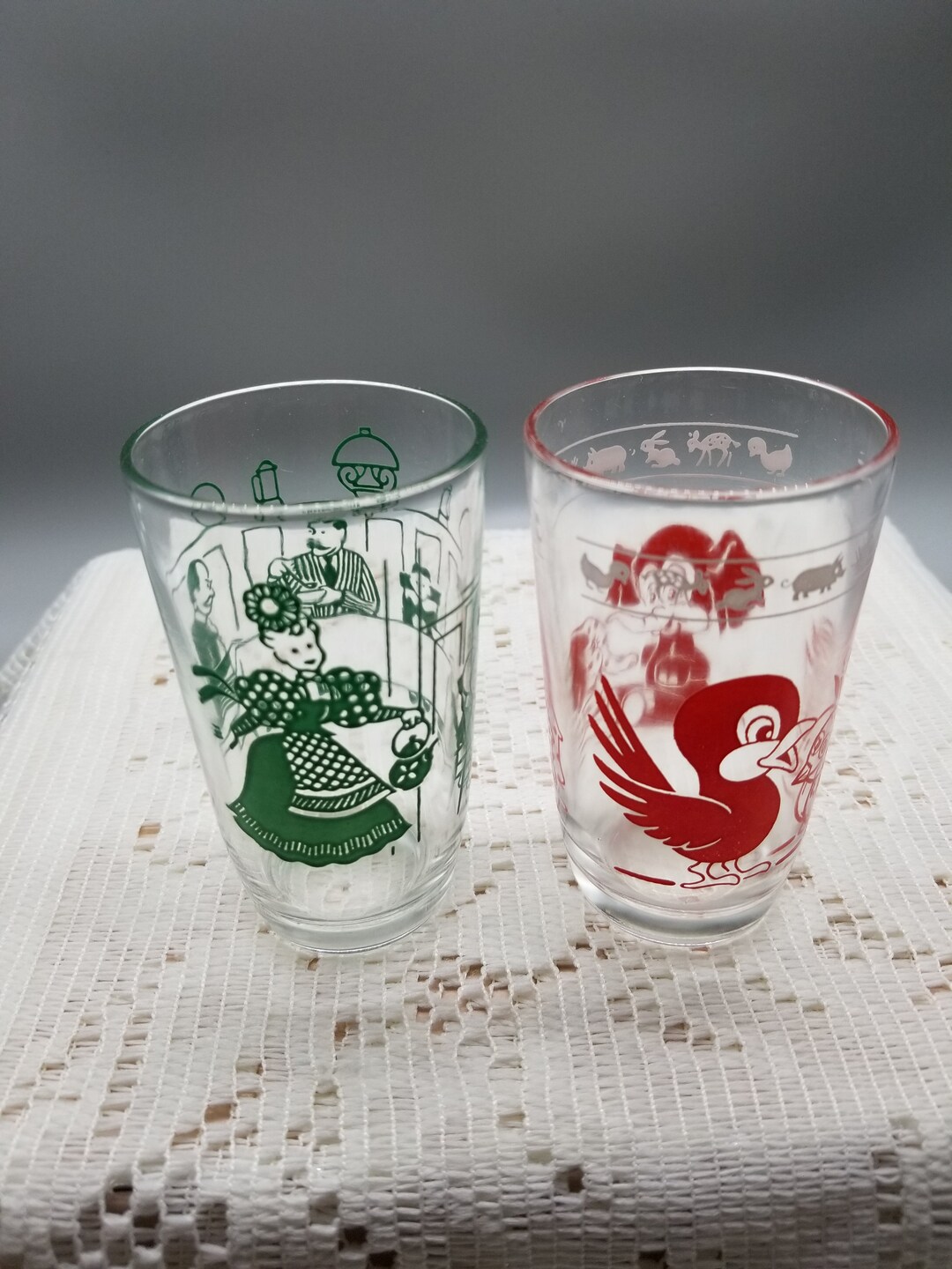 Vintage Swanky Swig Glasses - Etsy