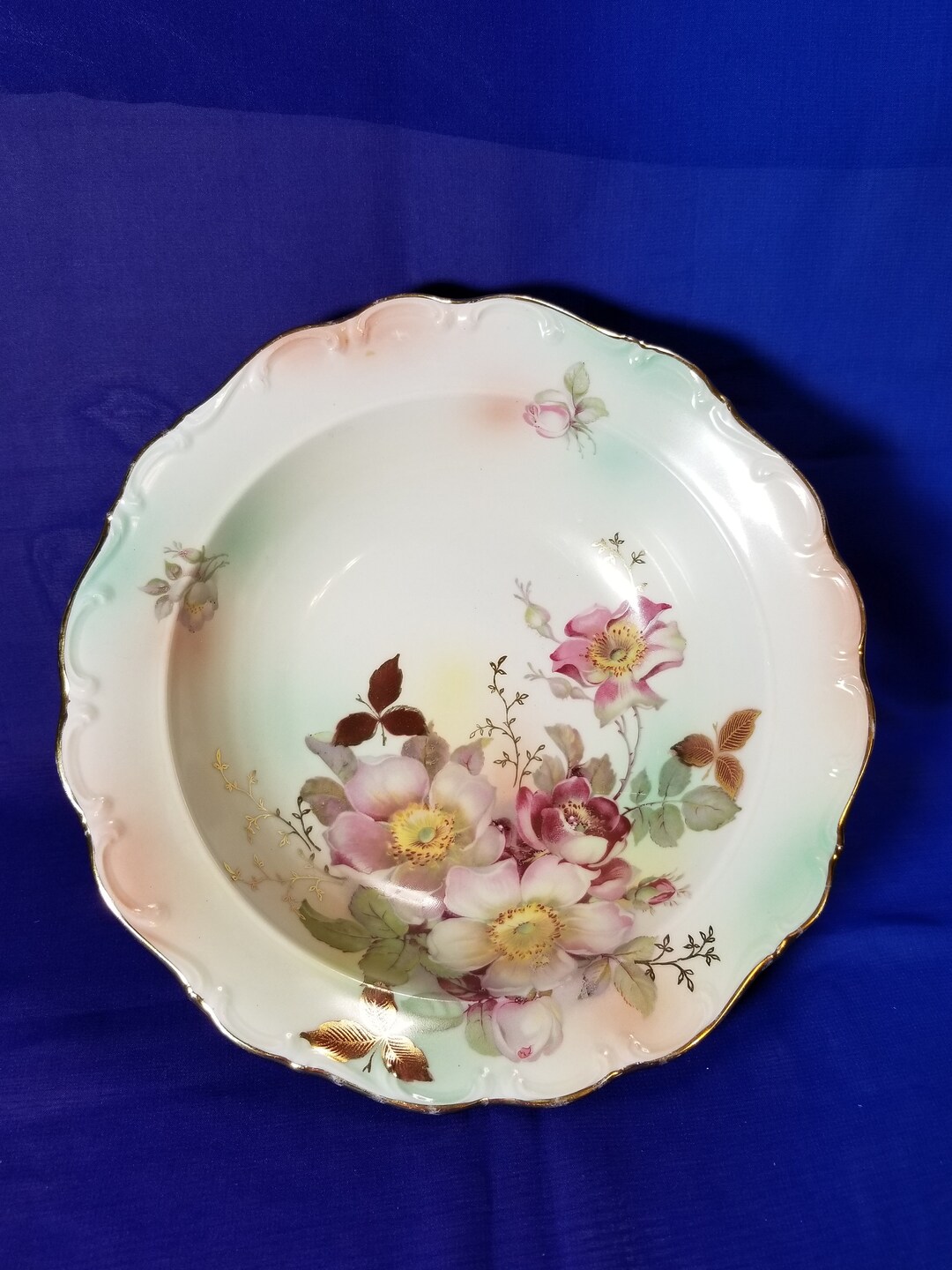 Vintage Schumann Arzberg Bavaria Wild Rose Vegetable Bowl - Etsy