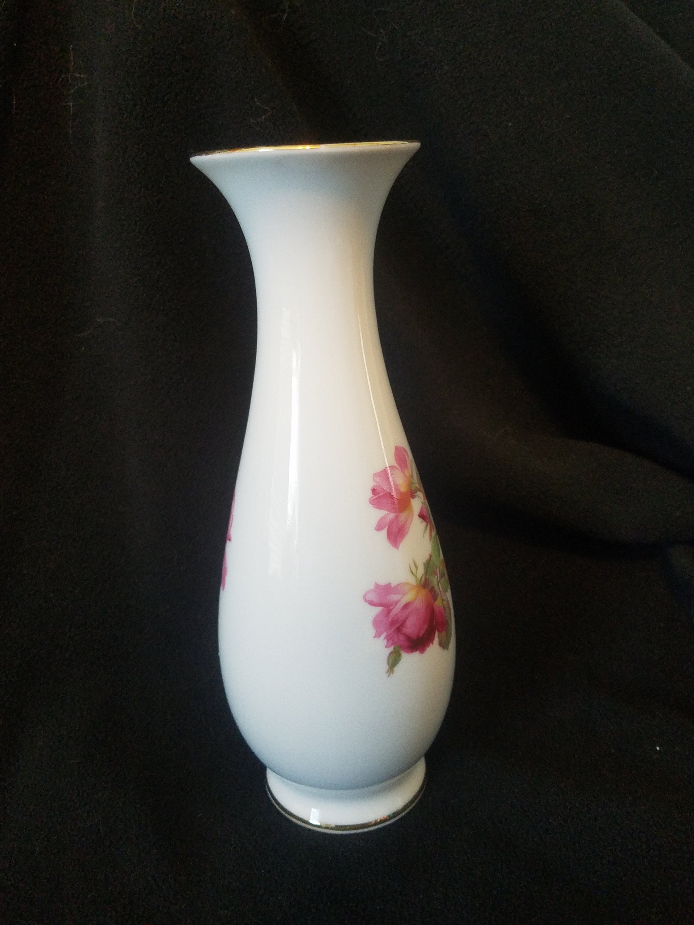 ドイツ  Porzellan KPM BAVARIAヴィンテージ花瓶 Royal Porzellan Bavaria KPM Germany Rose Vase - Etsy