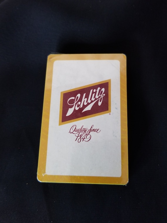Classic Schlitz Beer Custom Poker Cards Classic Schlitz Beer Custom Poker Cards
