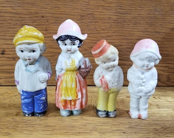 Vintage Frozen Charlotte Bisque Doll Lot