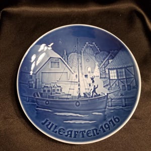 Jule-Aften 1976 Christmas Welcome Plate