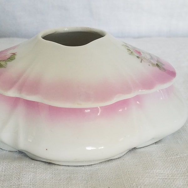 Vintage Porcelain Hair Receiver