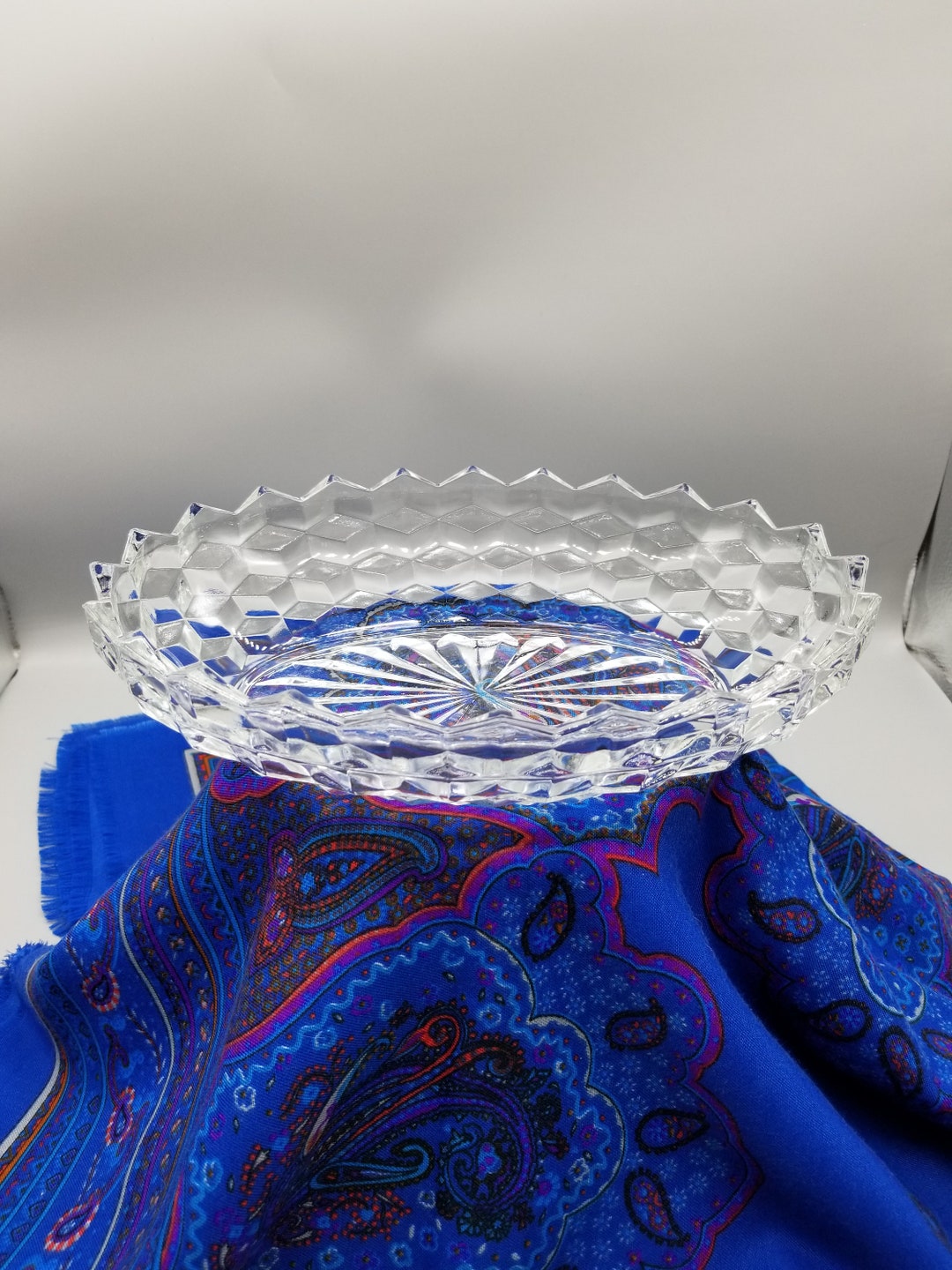 Vintage Fostoria Glass American Pattern Oval Vegetable Bowl Etsy