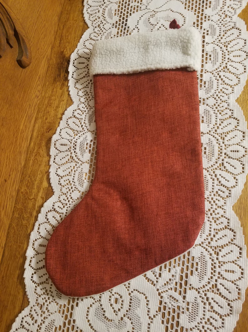 Appliqued Snowman Stocking