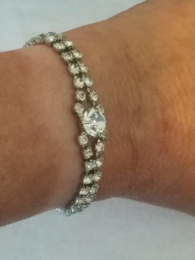 Vintage Rhinestone Bracelet