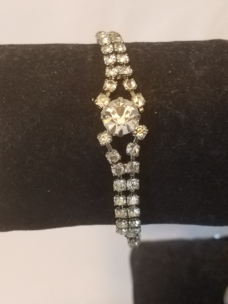 Vintage Rhinestone Bracelet