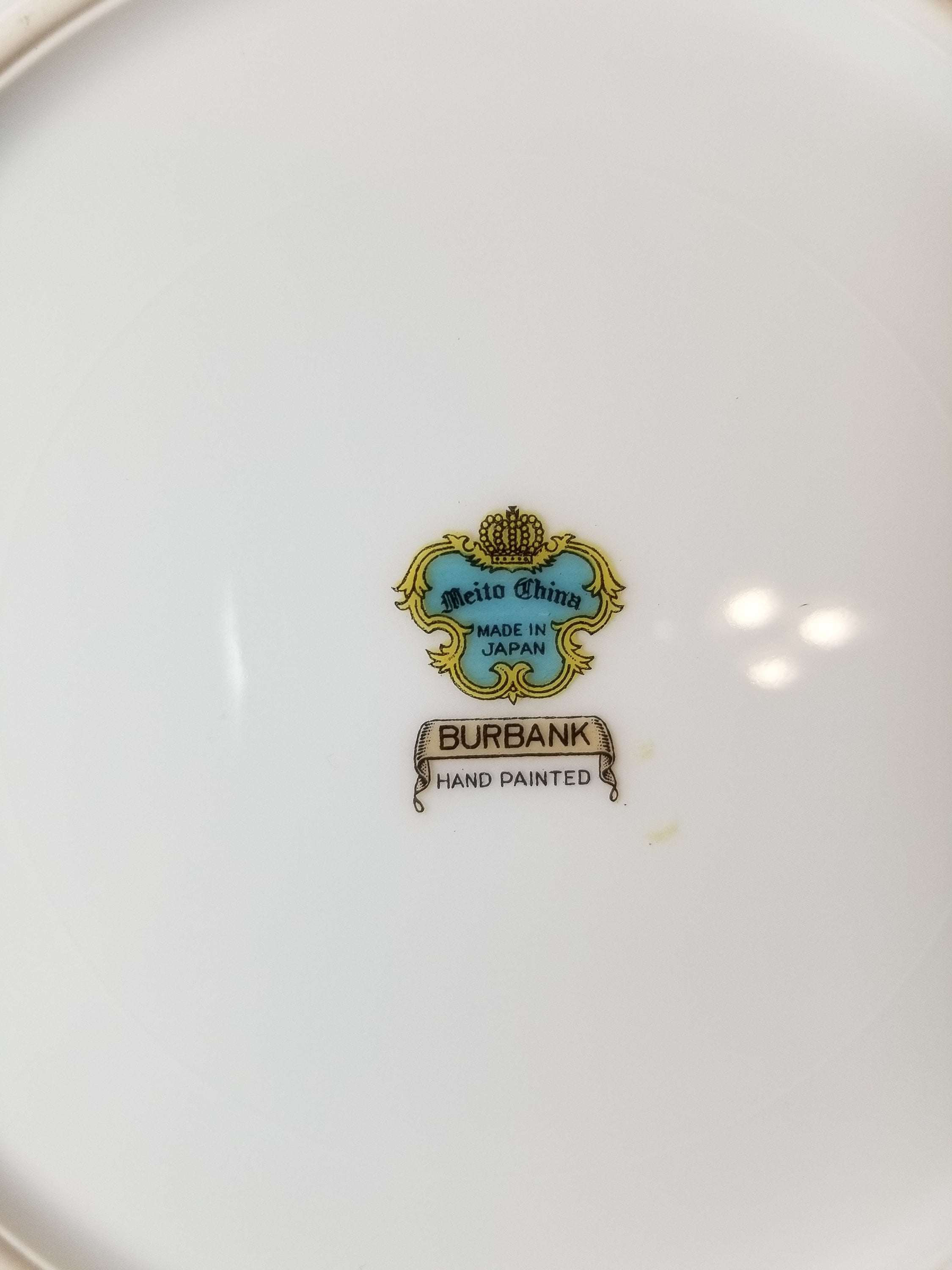 Vintage Meito China Burbank Pattern Plato de ensalada - Etsy México, image size:2250x3000
