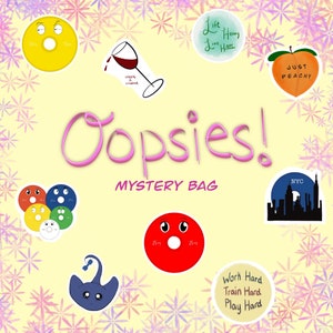 Oopsies Mystery Bag, Sticker Mistakes, Grab Bags, Discounted Stickers, Misfit Stickers