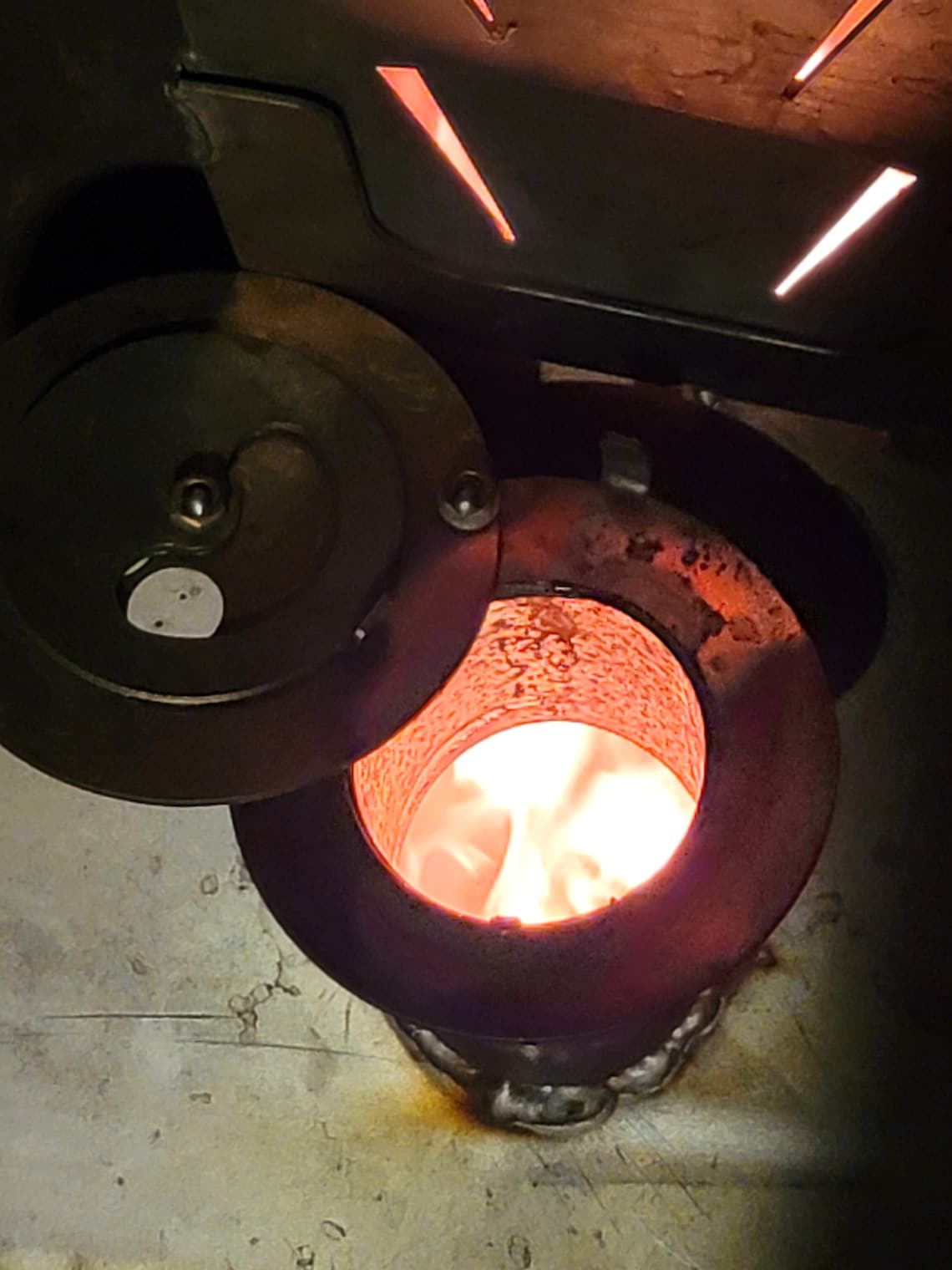 Smudge Pot DXF File Waste Oil Burner, Orchard Heater, 2pieces, Instant