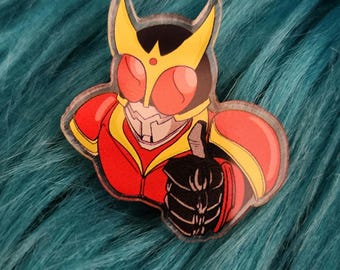 Kamen Rider Kuuga Thumbs Up Pin