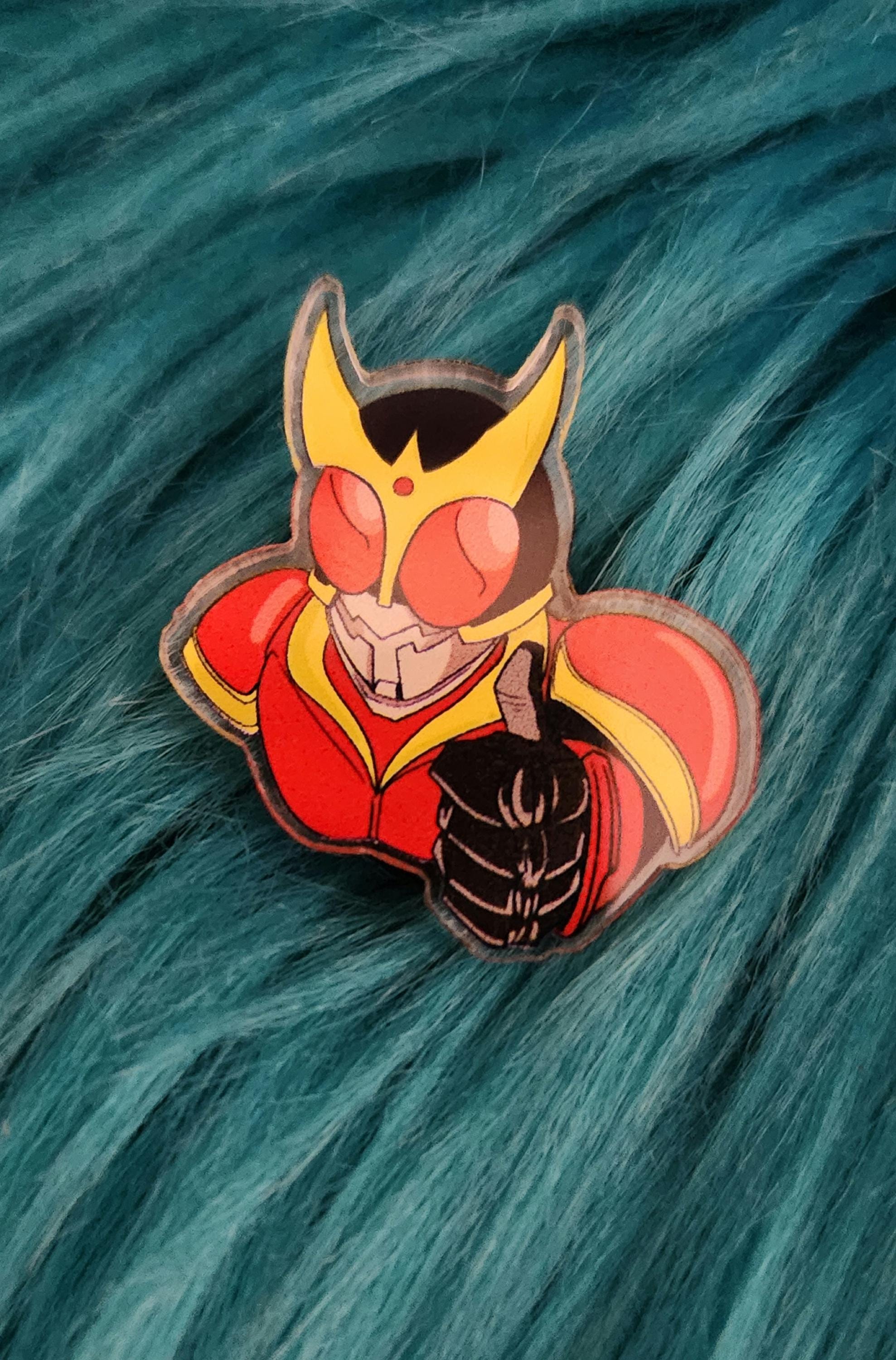 Kamen Rider Kuuga Thumbs up Pin - Etsy