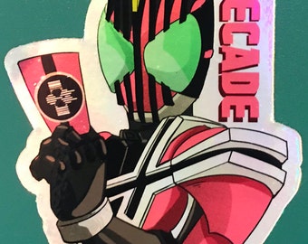 Holo Kamen Rider Decade Sticker