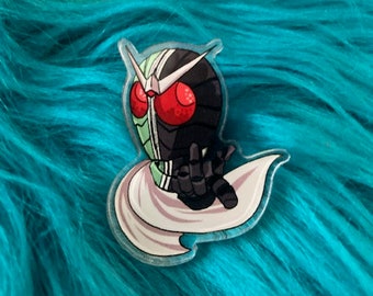 Kamen Rider W Acrylic Pin