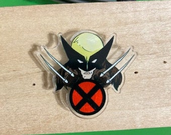 Wolverine Acrylic Pin