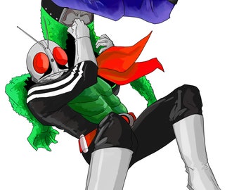 Kamen Rider Suplex Sticker