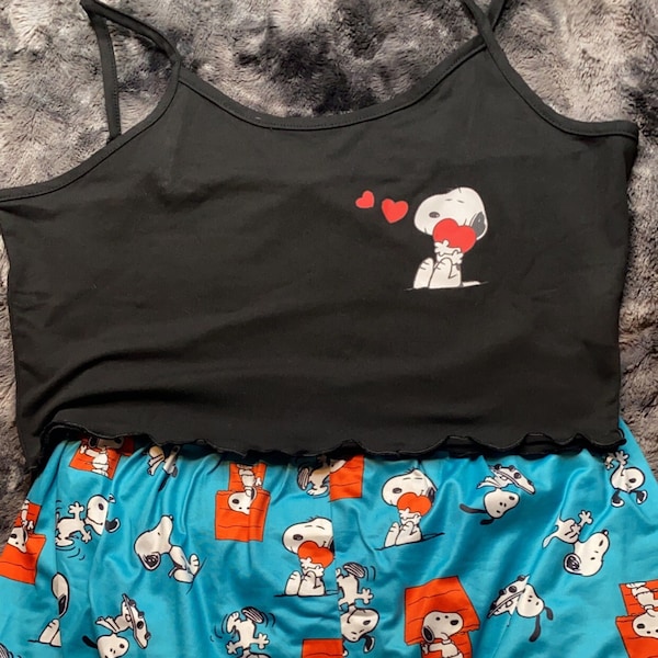 Snoopy Dog Pajamas Set