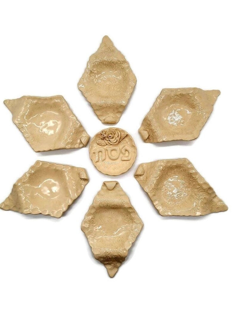 Passover Seder Plate Ceramic Passover Set Passover Pesach Etsy