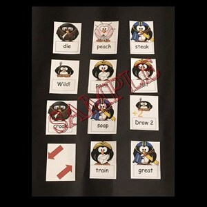 Vowel Combination Card Game