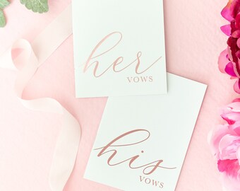 Wedding Vow Books - Vow Books - Vow Book Set