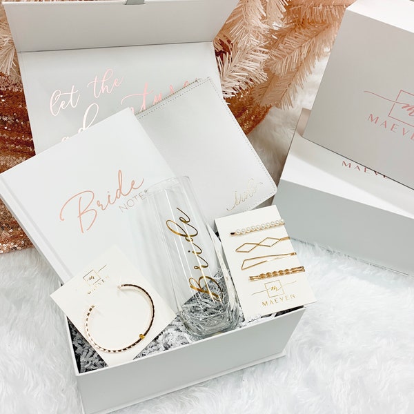 Gift Box for Brides, Engagement Gift Box, Bridal Shower Gift, Maeven Bridal Box Engagement Box, Bride Gift Basket, Brides