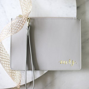 Mrs Clutch - Bride Purse - Wedding Purse - Wedding Clutch