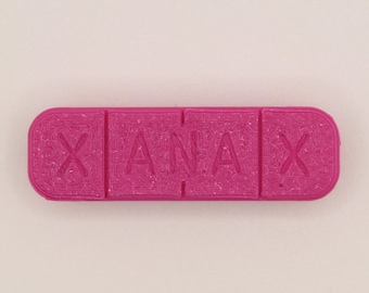 Koralik Kandi inspirowany Xanaxem Koralik Kandi, zabawny urok Rave, koralik na festiwal singli PLUR Trade Kandi