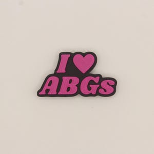 I &lt;3 ABGs Kandi Bead – Custom 3D-Printed Rave Accessory