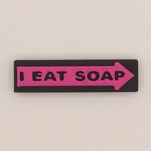 I Eat Soap Kandi Bead - individuell 3D-gedrucktes lustiges Accessoire