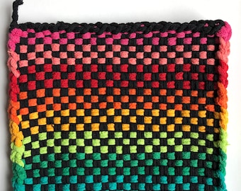 Rainbow potholder