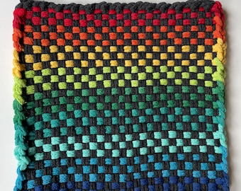 Rainbow potholder